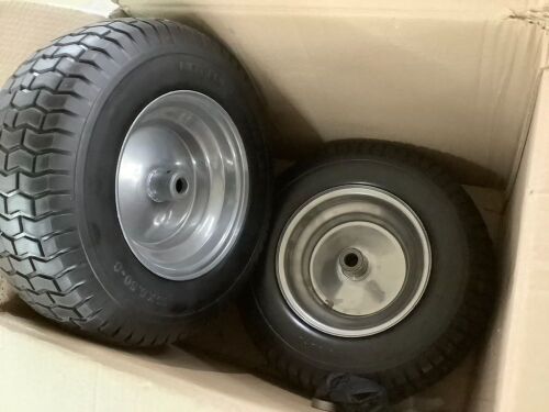 16x6.50-8 Flat Free Lawn Mower Tires - Lot 572