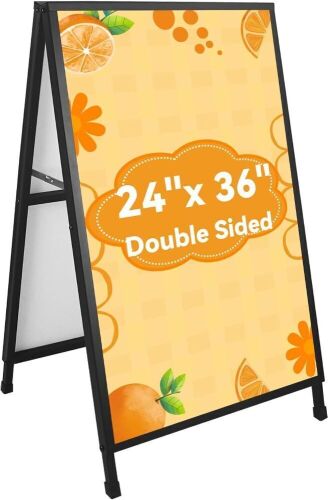 2 Pack Heavy Duty A-Frame Sign 24x36 - Lot 395