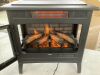 Duraflame Freestanding Electric Fireplace Stove Heater with 3D Flame Effect for 1,000 Sq. Ft. Room, Black - Thumbnail 2