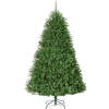 6ftHinged Douglas Full Fir Artificial Christmas Tree w/ Metal Stand - Thumbnail 1