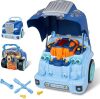 Interactive Truck Engine Toy with Removable Parts - Lights, Sounds, and Fun for Young Mechanics -Unleash Their Creativity and Motor Skills with This Truck Engine Toy (Bule) - Thumbnail 1