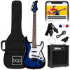 Beginner Electric Guitar Kit w/ Case, 10W Amp, Tremolo Bar - 39in - Thumbnail 1