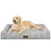 Large Dog Bed Orthopedic Washable: Beds Bolster XL Bed Large Big Dogs Waterproof with Removable Cover - Thumbnail 1