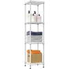 M MZG 4 Tier Metal Storage Shelving Units, Adjustable Shelves,for Kitchen Pantry - Thumbnail 1