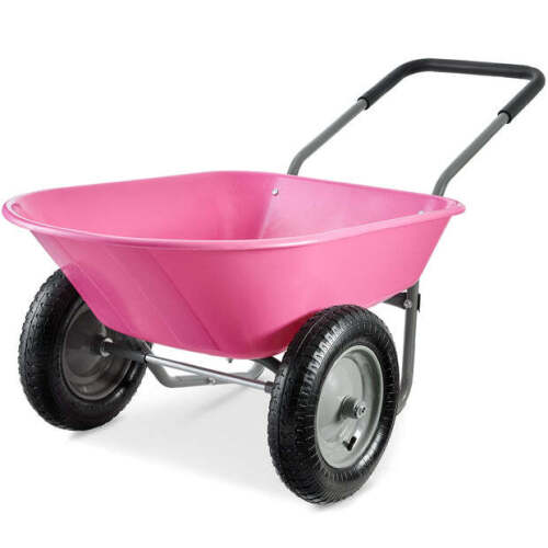 Dual-Wheel Wheelbarrow Garden Cart - Lot 1395