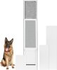 Dog Door for Sliding Door - Large Dog Door for Sliding Glass Door - Patio Sliding Door Dog Door Insert - Easy Installation, Security Lock, Weather Proof Panel - Thumbnail 1