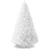 Artificial White Christmas Tree, Unlit Pine Design w/Easy Assembly - Thumbnail 1