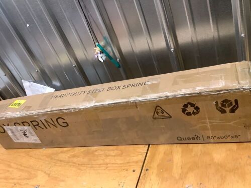 Queen Steel Box Spring 80x60x5 - Lot 1419