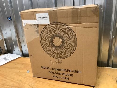 Wall Mount Fan With Remote Control - Lot 1449