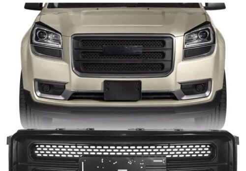 KACHIR 13-16 Front Bumper Grill for GMC Acadia SLT Black Upper Grille - Lot 1479