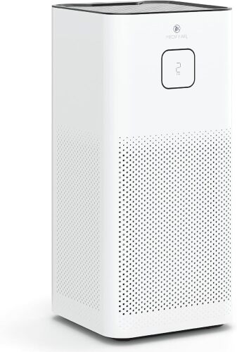 Medify MA-50 Air Purifier V3.0 with True HEPA H13 Filter | 2,640 ft² Coverage in 1hr for Smoke, Wildfires, Odors, Pollen, Pets | Removal to 0.1 Microns | White, 1-Pack - Lot 1525