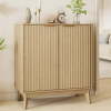 Fluted Sideboard Buffet Cabinet with Storage - Thumbnail 1