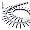Plastic Chain Belt Drywall Screws 1000pcs #6 * 1 Drywall to Wood Collated Screw - Thumbnail 1