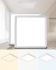 Square Led Flush Mount Ceiling Light,16 Inch 40w 3820lm led Light 3000k,4000k,6000k CCT Selectable,Flat Panel Super Slim Led Ceiling Light Fixture,for Living Dining Kitchen Bedroom Room (2Pack-White) - Thumbnail 1