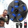Music Boxing Machine, Interactive Punching Trainer with Boxing Gloves, Large Size Wall Mounted Electronic Boxing Target for Adults Kids, 9 Modes & 9 Speeds - Thumbnail 1