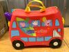 Trunki x Peppa Pig Ride-On Suitcase - Carry-on Approved Luggage, 18L Travel Bag, Kids Suitcases on Wheels for Girls and Boys, Lightweight Cabin Hand Luggage with Tow Strap - Thumbnail 3