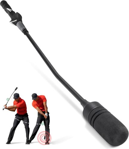 Golf Swing Trainer - Click Stick Golf Trainer for Golf Tempo Practice, Weighted Golf Training Aid Helps Enhance Strength, Improve Swing Rhythm & Maintain Balance - Lot 1646