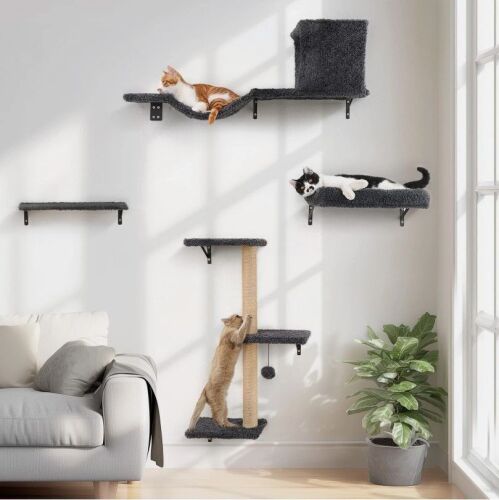 Plush Cat Wall Furniture Set - Lot 1607