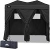 EAGLE PEAK Outdoor Changing Room 8x4, 2 Room Pop Up Portable Changing Room, Sun Shelter, Pop Up Changing Tent for Beach or Pool, Portable Dressing Room for Photoshoots - Thumbnail 1