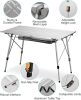 FiveJoy Folding Camping Table Outdoor 5"x10.6-15.5" high - Thumbnail 2