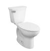 American Standard Cadet Pro Compact Tall Height 14 in. Rough-In 2-Piece 1.28 GPF Single Flush Elongated Toilet in White, Seat Not Included - Thumbnail 1