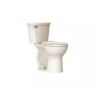 American Standard Cadet 12 in. Antimicrobial 2-Piece 1.28 GPF Single Flush Chair Height Round Toilet in Bone with Slow Close Seat - Thumbnail 1