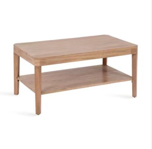 Kate and Laurel Talcott 36 in. Natural Rectangle Wood Coffee Table - Lot 96JF