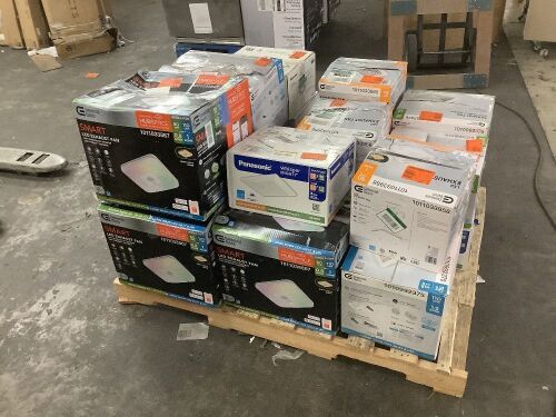 Lot of (18) Bathroom Exhaust Fans - Uninspected - Lot 132JF