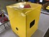 12 Gallon Yellow Safety Storage Cabinet for Flammable Liquids - Dented - Thumbnail 2