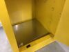 12 Gallon Yellow Safety Storage Cabinet for Flammable Liquids - Dented - Thumbnail 3