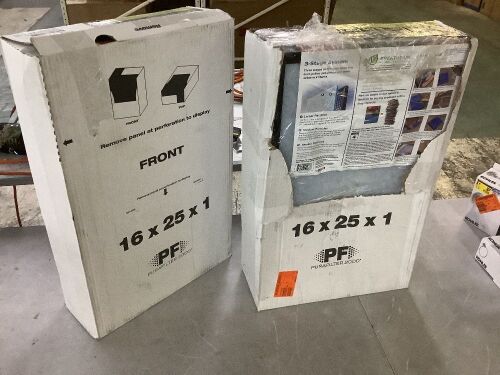 Lot of (2) 6 Pack 16 in. x 25 in. x 1 ECO Washable Air Filter FPR4 - Lot 541JF