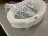 Carex Toilet Seat Riser, Elongated - Thumbnail 6