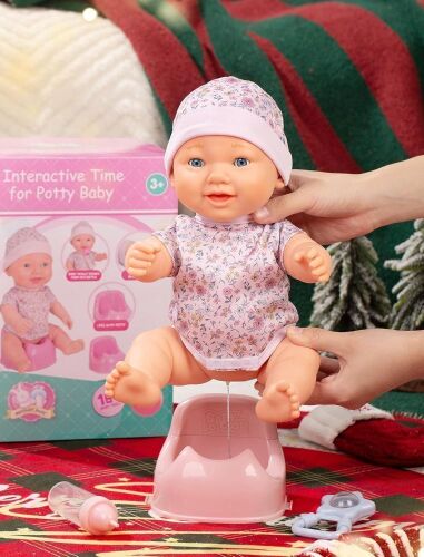 Mother Love Interactive Baby Doll, 15 Inches Potty Training Doll - Lot 655