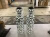 24.4 inch Tall Floor Vases, Set of 2 - Thumbnail 2