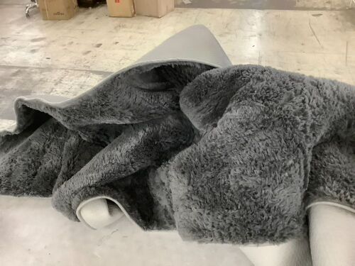 Fuzzy Rug, Approx 9 x 12 - Stains on Bottom - Lot 554