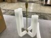 5-Candle Cast Iron Metal Candelabra Candlestick Holder 15 inch - Thumbnail 5