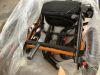 Lightweight Foldable Transport Wheelchair with Removable Cushion, 12" Rear Wheels - Thumbnail 5