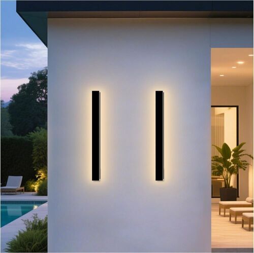 31.5 Inch Modern Outdoor Wall Light, 2 Pack - Lot 168