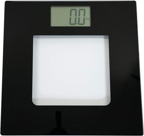 Extra Wide Glass Talking Digital Scale, 395 Pounds Max - Lot 768