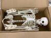 Crazy Bonez Original Pose-N-Stay Halloween Skeleton, 5 FT - Thumbnail 3