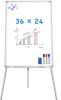 Magnetic Portable Dry Erase Easel Board 36 x 24 - Thumbnail 1