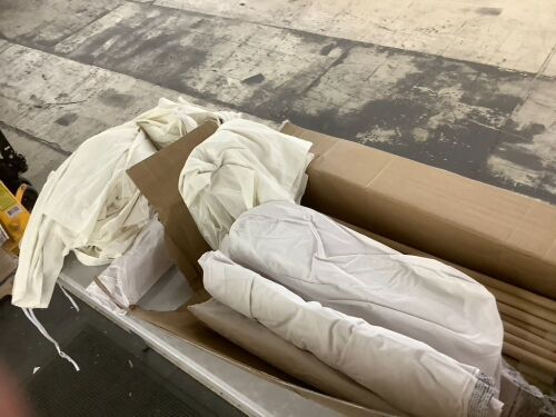 Set of 4 Kids Teepee Tens with Air Mattresses, Extra Poles - Lot 167