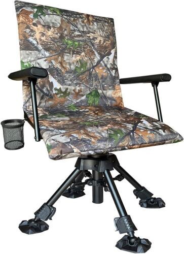 CROSS MARS Silent Swivel Folding Hunting Blind Chair - Lot 264