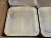 ECO SOUL Palm Leaf Disposable Bamboo Plates 10" Square, 200 ct - Thumbnail 2