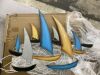 Metal Sailboat Wall Decor - Thumbnail 2