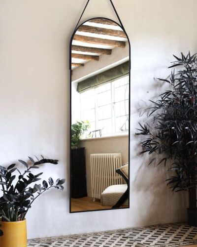 16''x48'' Arched Full Length Hanging Mirror - Lot 376