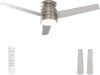 warmiplanet Flush Mount Ceiling Fan with Lights Remote Control, 52-Inch, Brushed Nickel, 3-Blades - Thumbnail 1
