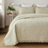 Brandream Beige Quilt Set King Size 3-Piece - Thumbnail 1
