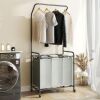 Laundry Sorter with Hanging Bar - Thumbnail 1