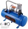 VEVOR 12V Train Horn Air Compressor with Tank 1.6 Gallon, 120 psi - Thumbnail 1